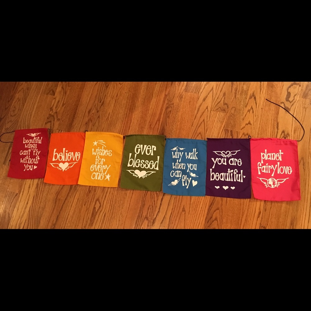 NWT Kids Fairy Banner